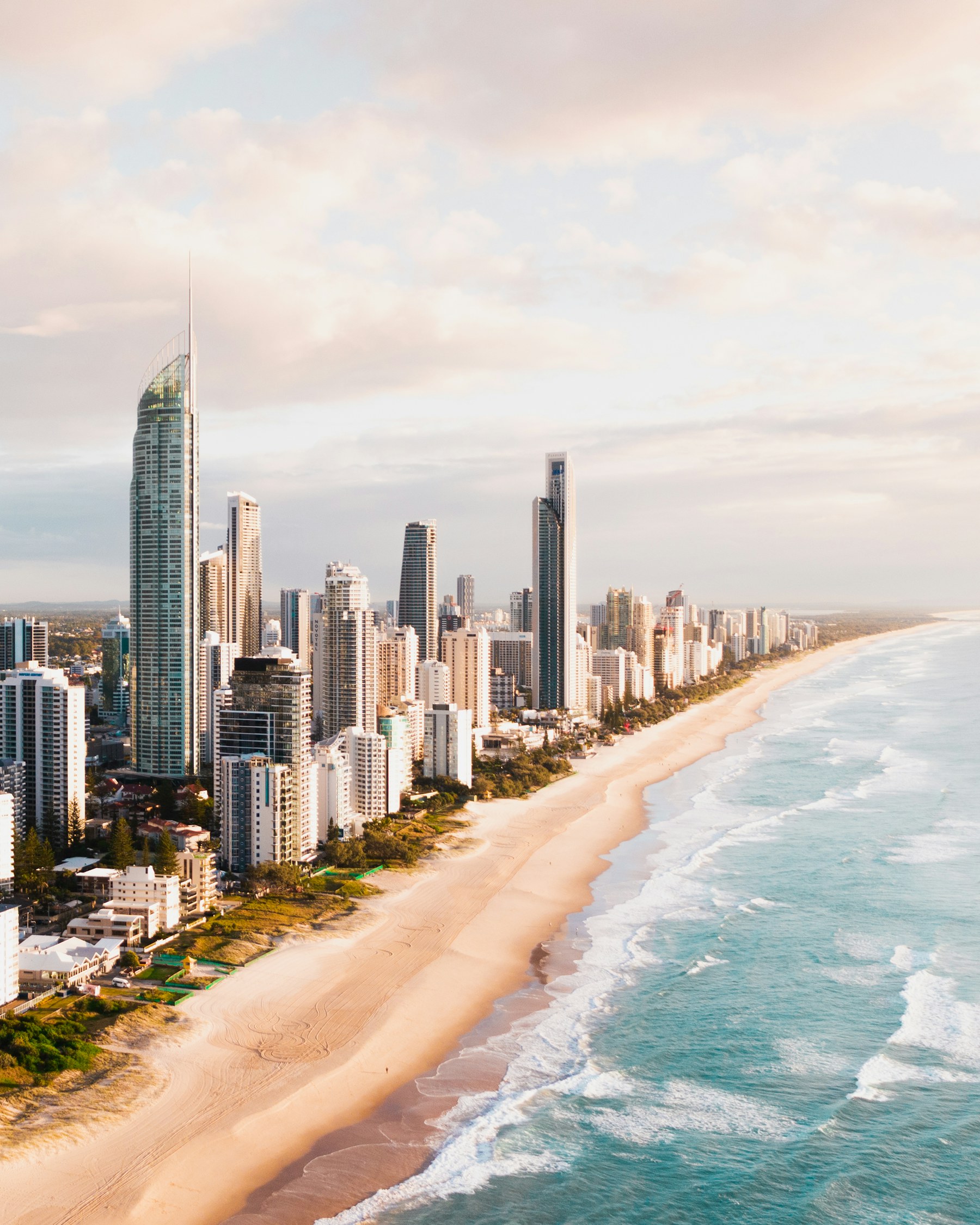 Queensland commercial property skyline and waterfront