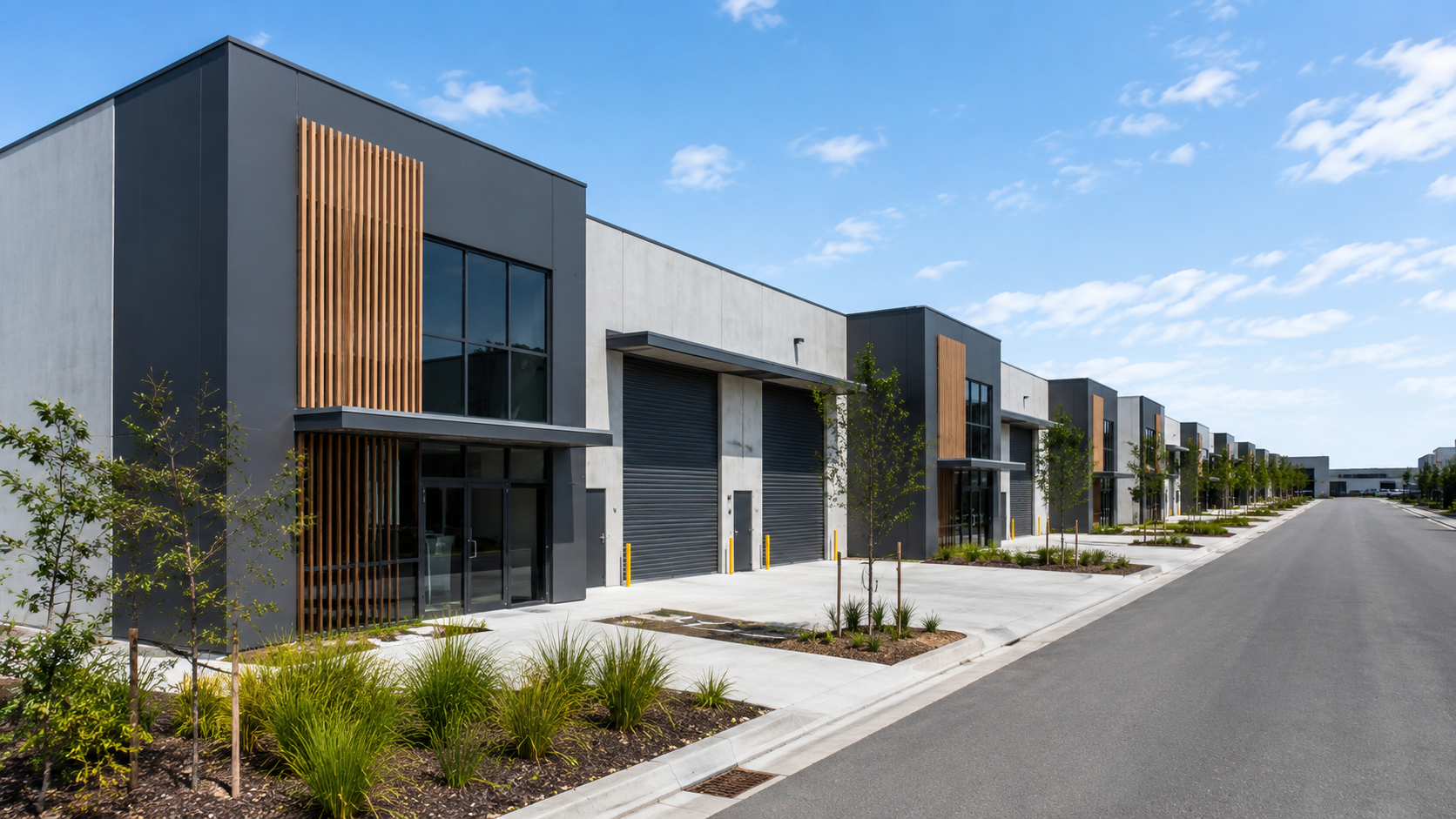 Illustrative commercial property shown in an appraisal report preview